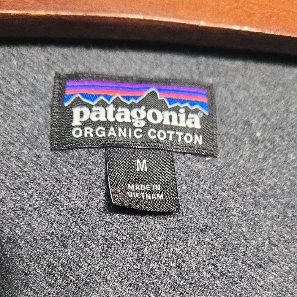 Patagonia Better Sweater Shirt Jacket Men’s M Charcoal Gray Organic Cotton